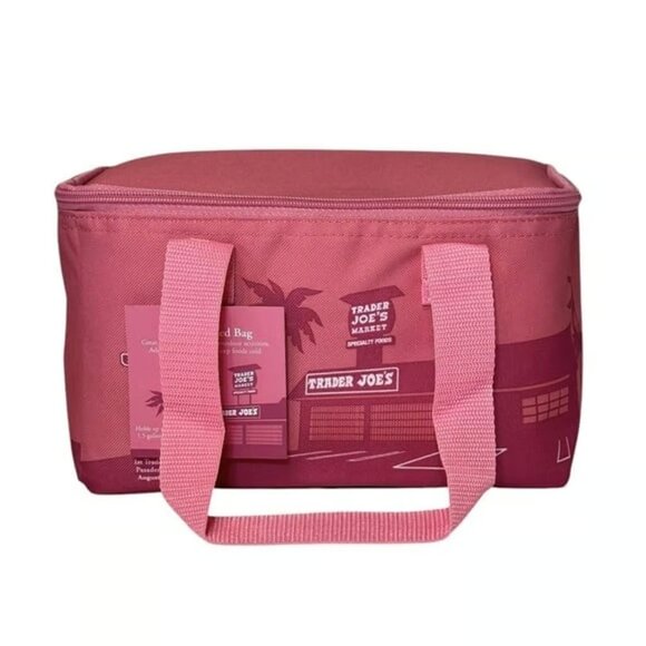 NWT Trader Joe's Mini Insulated Lunch Box- Pink✨ ✨ - Picture 1 of 2